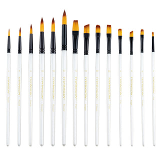 14pcs Art Painting Brush Set White Color