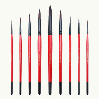 Miniature Detail Artist Paint Brush Set 9pcs