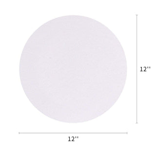 Transon 12inch Artist Round Canvas Primed Stretched Canvas Ready for Painting Pack of 2 Stretched Canvas TRANSON