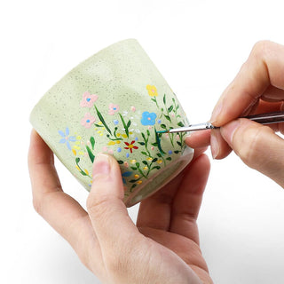 Transon Detail Model Paint Brushes 7pcs for Acrylic, Gouache, Oil, Tempera and Face Painting Paintbrush TRANSON