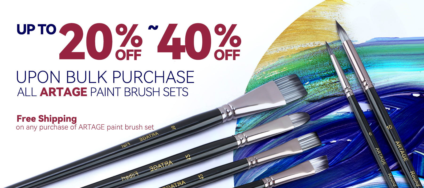 Artage 15pcs Precision Detail Painting Brush Set