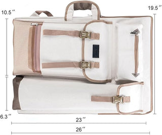 TRANSON Art Portfolio Case Artist Backpack Canvas Bag Large 26” x 19.5”