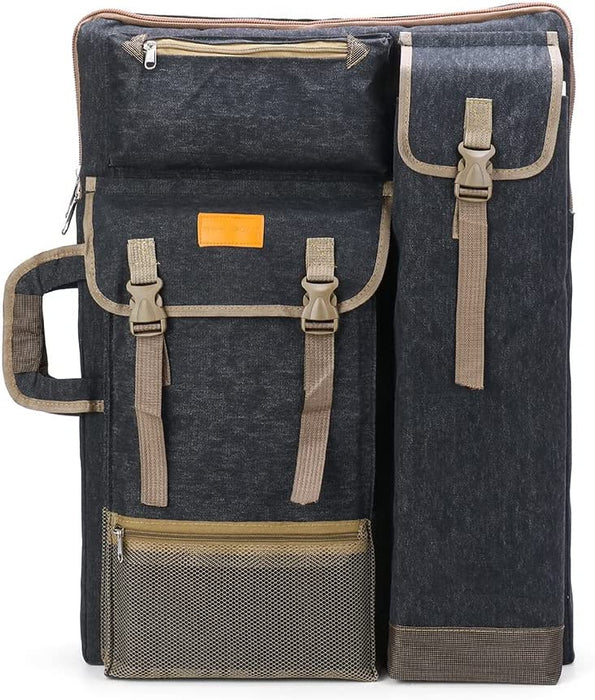 TRANSON Art Portfolio Case Artist Backpack Canvas Bag Large 26” x