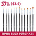 Artage 12pcs Small Detail Model Painting Brush Set Suitable for Acrylic Watercolor Gaouche Oil Painting Artage 