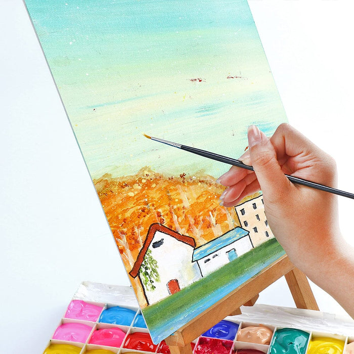 Artage 12pcs Small Detail Model Painting Brush Set Suitable for Acrylic Watercolor Gaouche Oil Painting Artage 