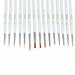 Artage 15pcs Precision Detail Painting Brush Set for Model Miniature Craft and Hobby Painting Artage 