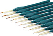 Transon 10pcs Fine Detail Miniature Art Painting Brush Set for Acrylic Watercolor Craft Rock Face Painting Paintbrush TRANSON 