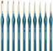 Transon 10pcs Fine Detail Miniature Art Painting Brush Set for Acrylic Watercolor Craft Rock Face Painting Paintbrush TRANSON 