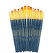 Transon 2-Pack 20pcs Art Painting Brush Set for Acrylic Watercolor Gouache Hobby Painting Green Color Paintbrush TRANSON 
