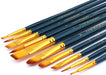 Transon 2-Pack 20pcs Art Painting Brush Set for Acrylic Watercolor Gouache Hobby Painting Green Color Paintbrush TRANSON 