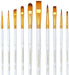Transon 2-Pack 20pcs Art Painting Brush Set for Acrylic Watercolor Gouache Hobby Painting Paintbrush TRANSON 