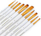 Transon 2-Pack 20pcs Art Painting Brush Set for Acrylic Watercolor Gouache Hobby Painting Paintbrush TRANSON 