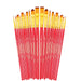 Transon 2-Pack 20pcs Art Painting Brush Set for Acrylic Watercolor Gouache Hobby Painting Pink Color Paintbrush TRANSON 