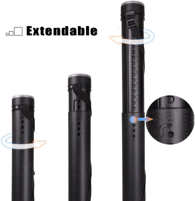Transon 2-Pack Poster Storage Tube Extendable for Blueprints, Artwork, Maps, Scrolls Portable storage tube TRANSON 