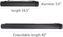 Transon 2-Pack Poster Storage Tube Extendable for Blueprints, Artwork, Maps, Scrolls Portable storage tube TRANSON 