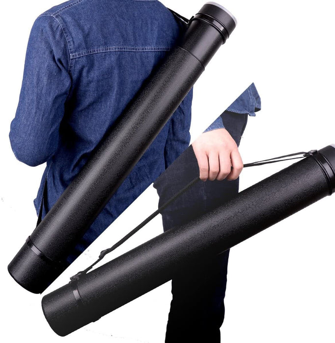 Transon 2-Pack Poster Storage Tube Extendable for Blueprints, Artwork, Maps, Scrolls Portable storage tube TRANSON 