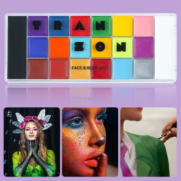 Transon 20-color oil-base face body paint for makeup and painting Paint TRANSON 
