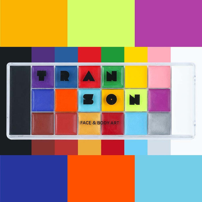 Transon 20-color oil-base face body paint for makeup and painting Paint TRANSON 