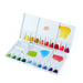 Transon 25wells Compact Paint Palette Box with Lid for Paint Color Mixing Palette TRANSON 
