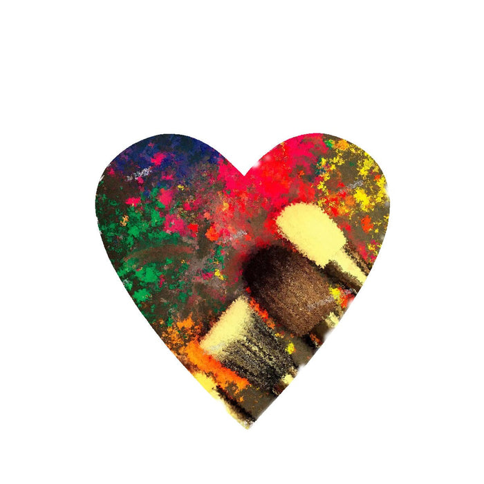 Transon 2pcs Heart Shape Stretched Painting Canvas Frame12inch Primed Stretched Canvas TRANSON 