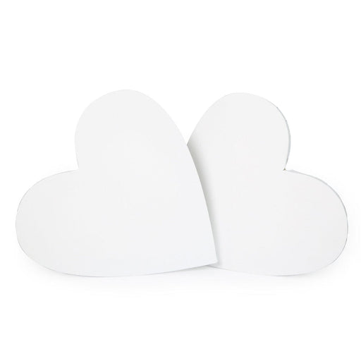 Transon 2pcs Heart Shape Stretched Painting Canvas Frame12inch Primed Stretched Canvas TRANSON 