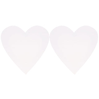 Transon 2pcs Heart Shape Stretched Painting Canvas Frame12inch Primed Stretched Canvas TRANSON 