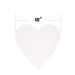 Transon 2pcs Heart Shape Stretched Painting Canvas Frame12inch Primed Stretched Canvas TRANSON 