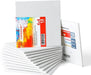Transon 4x4 Artist Canvas Panel for Painting No Warping MDF Board 12Pack Acid-Free Primed Canvas Panel Board TRANSON 