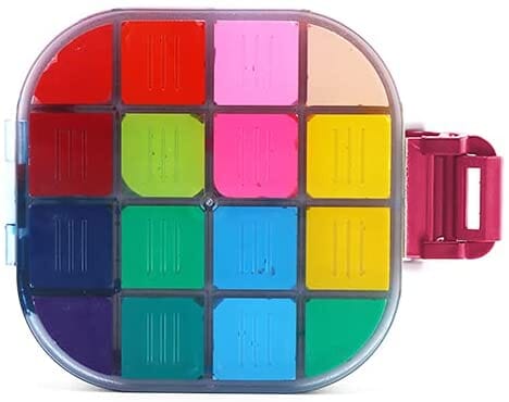 Transon Airtight Paint Storage Palette Box 16 Wells Fuchsia Color Palette TRANSON 