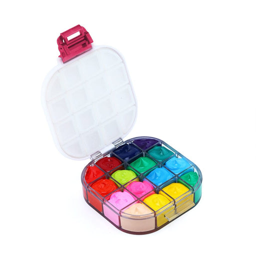 Transon Airtight Paint Storage Palette Box 16 Wells Fuchsia Color Palette TRANSON 