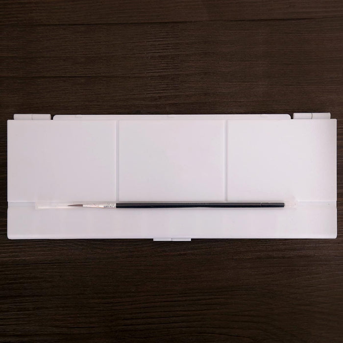 Transon Aritst Paint Palette Box 26 Wells for Watercolor, Gouache, Acrylic and Oil Paint with 1 Paint Brush Palette TRANSON 
