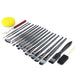 Transon Art Paint Brush Kit 16 Paint Brushes with Foam Brush Sponge Spatula and Brush Case for Oil, Acrylic, Watercolor, Gouache, Painting Paintbrush TRANSON 