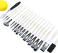 Transon Art Paint Brush Kit 16 Paint Brushes with Foam Brush Sponge Spatula and Brush Case for Oil, Acrylic, Watercolor, Gouache, Painting Paintbrush TRANSON 
