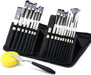 Transon Art Paint Brush Kit 16 Paint Brushes with Foam Brush Sponge Spatula and Brush Case for Oil, Acrylic, Watercolor, Gouache, Painting Paintbrush TRANSON 