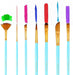 Transon Art Painting Brush Assorted Set of 12 for Acrylic Watercolor Gouache Hobby Painting TRANSON 