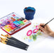 Transon Art Painting Brush Assorted Set of 12 for Acrylic Watercolor Gouache Hobby Painting TRANSON 