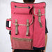 Transon Art Portfolio Case Artist Backpack Canvas Bag Large 26” x 19.5” Magenta Color Art Bag TRANSON 