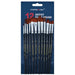 Transon Assorted Artist Painting Brush Set 12pcs Versatile for Acrylic Watercolor Gouache and Oil Paintbrush TRANSON 