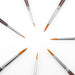 Transon Detail Model Paint Brushes 7pcs for Acrylic, Gouache, Oil, Tempera and Face Painting Paintbrush TRANSON 