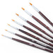 Transon Detail Model Paint Brushes 7pcs for Acrylic, Gouache, Oil, Tempera and Face Painting Paintbrush TRANSON 