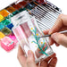Transon Fine Detail Paint Brush Set 15pcs for Miniature Models Craft Painting Body Painting with Acrylic Gouache Watercolor Tempera and Oil Paint Paintbrush TRANSON 