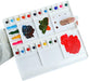 Transon Large Paint Palette Box 29 Color Mixing Wells with 1 Liner Brush Palette TRANSON 
