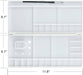 Transon Large Paint Palette Box 29 Color Mixing Wells with 1 Liner Brush Palette TRANSON 