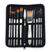 Transon Paint Brush Kit 10pcs Art Brushes and 1 Paint Spatula with Brush Case Paintbrush TRANSON 