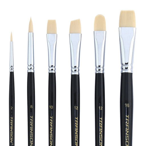 Transon Detail Thin Paint Brush Set 6pcs for Model Minature Craft and Art  Painting