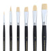 Transon Paint Brush Set 6pcs Art Painting Synthetic Bristle for Acrylic Watercolor Gouache Oil Leather Canvas and Face Painting Paintbrush TRANSON 