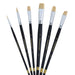 Transon Paint Brush Set 6pcs Art Painting Synthetic Bristle for Acrylic Watercolor Gouache Oil Leather Canvas and Face Painting Paintbrush TRANSON 