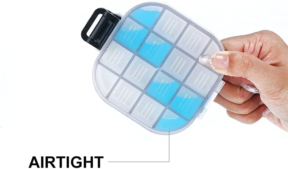 Transon Paint Saver Storage Palette Box 16well Portable Airtight Black Palette TRANSON 
