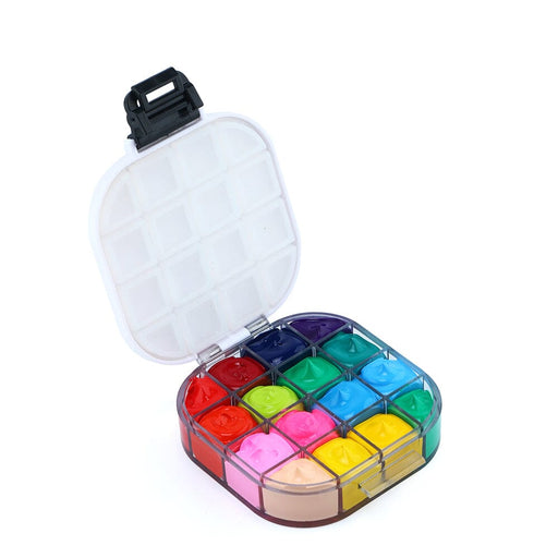 Transon Paint Saver Storage Palette Box 16well Portable Airtight Black Palette TRANSON 
