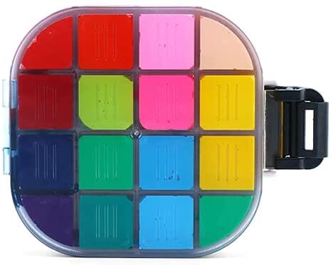 Transon Paint Saver Storage Palette Box 16well Portable Airtight Black Palette TRANSON 